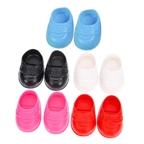 NAMOARLY 5 Paare Miniature Puppenschuhe Süße Dekorationen für Puppenhäuser Langlebige und Stilvolle Miniaturschuhe Rot und Blau für Kreative DIY Projekte und Puppenzubehör NAMOARLY 5 Paare Miniature Puppenschuhe Süße Dekorationen für Puppenhäuser Langlebige und Stilvolle Miniaturschuhe Rot und Blau für Kreative DIY Projekte und Puppenzubehör von NAMOARLY
