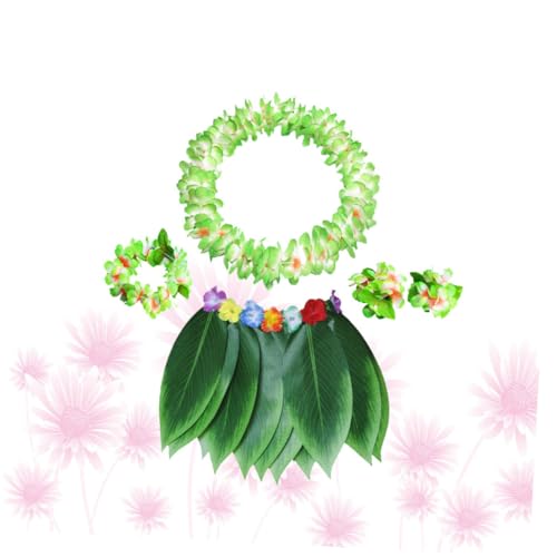 NAMOARLY Kinderanzug 5 Stück 1 Satz Hawaii-Tanzgirlande elastische Stirnbänder mottoparty hawaii Artificial flower garland Luau Partydekorationszubehör hawaiianische Leis Erwachsener Kranz von NAMOARLY