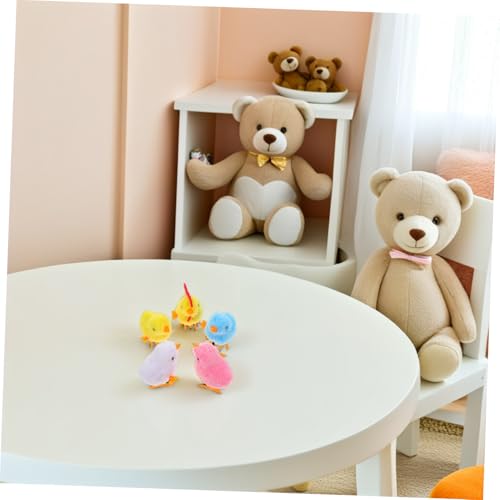 NAMOARLY 5 Stück Teiliges Aufziehspielzeug Plüsch Hühner Figuren Wind Up Laufspielzeug für Osterfüllung Kuscheltiere Bauernhof Dekoration NAMOARLY 5 Stück Teiliges Aufziehspielzeug Plüsch Hühner Figuren Wind Up Laufspielzeug für Osterfüllung Kuscheltiere Bauernhof Dekoration von NAMOARLY