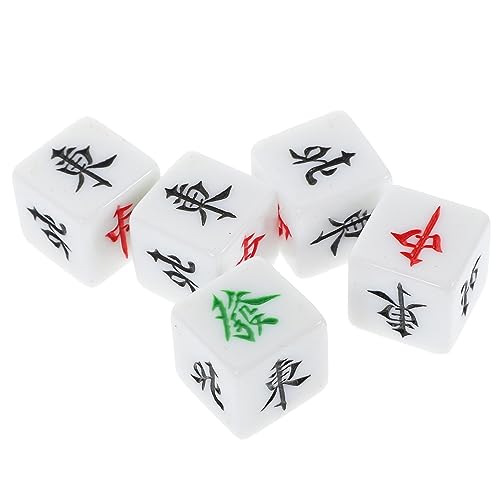 NAMOARLY 5 Stück Würfel Für Mahjong Kleine Würfel Partygeschenk Mahjong Würfel Partyspiel Würfel Spielrequisiten Brettspiel Würfel Partyzubehör Würfel Großpackung Brettspiel Werkzeug Große NAMOARLY 5 Stück Würfel Für Mahjong Kleine Würfel Partygeschenk Mahjong Würfel Partyspiel Würfel Spielrequisiten Brettspiel Würfel Partyzubehör Würfel Großpackung Brettspiel Werkzeug Große von NAMOARLY