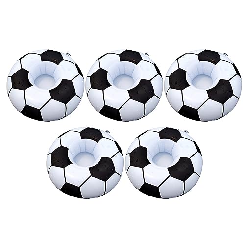 NAMOARLY 5stücke Teiliges Set Aufblasbare Fußball Getränkehalter Für Strand Und Pool Stabiler Und Kreativer Cup Holder PVC Für Partys Und Tropische Events NAMOARLY 5stücke Teiliges Set Aufblasbare Fußball Getränkehalter Für Strand Und Pool Stabiler Und Kreativer Cup Holder PVC Für Partys Und Tropische Events von NAMOARLY