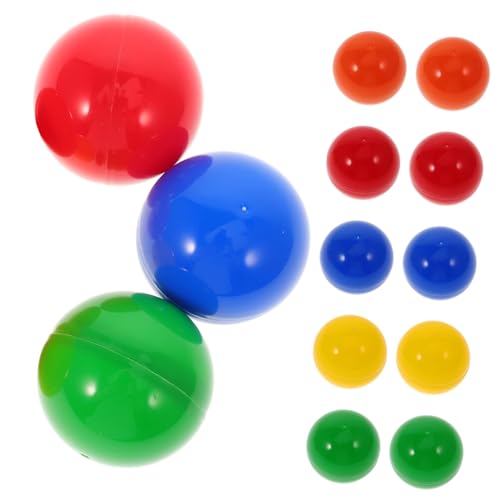 NAMOARLY 50 Stück -Ball-Festival-aktivitäten -glücksschein -Ball Verlosung Von Bällen Bunt Gefüllt Spiel Party Groß Hohlkugel Gruppen Farbig Riese Plastik von NAMOARLY