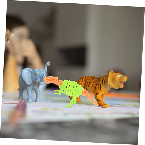 NAMOARLY 50 Stück Teiliges Dinosaurier Skelett für Realistisches DIY Feinmotorik und über Buntes Dinosaurier Puzzle für Jungen und Mädchen von NAMOARLY