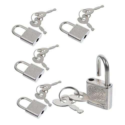 NAMOARLY Kinder Piratenkiste Schlösser 5 Sätze Von Mit Schlüssel Antike Schloss Schlüssel Spielzeug Box Vorhängeschloss Set von NAMOARLY