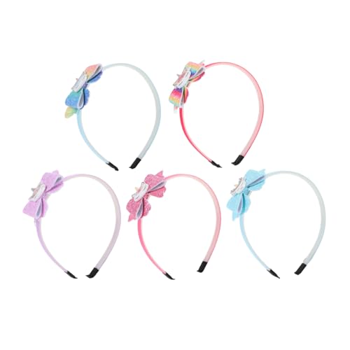 NAMOARLY 5Stücke Einhorn Themen Haarreifen Kreative Haarschmuck Für Party Kopfschmuck Mit Einhorn Bogen Dekoren Für Geburtstagsfeiern Und Kostümpartys NAMOARLY 5Stücke Einhorn Themen Haarreifen Kreative Haarschmuck Für Party Kopfschmuck Mit Einhorn Bogen Dekoren Für Geburtstagsfeiern Und Kostümpartys von NAMOARLY