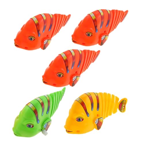 NAMOARLY 5 Stück Cartoon-Fisch-Spielzeug Aufziehspielzeug Für Jungen Und Mädchen Schaukelfisch Neuartiges Laufspielzeug Sicherer Spaß Zufällige Farbe NAMOARLY 5 Stück Cartoon-Fisch-Spielzeug Aufziehspielzeug Für Jungen Und Mädchen Schaukelfisch Neuartiges Laufspielzeug Sicherer Spaß Zufällige Farbe von NAMOARLY