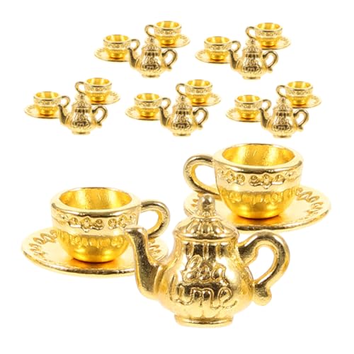 NAMOARLY 6 Sets Mini-teetasse: Winziges Teekannen-Set, Vintage-Miniatur-kaffeetasse, Fotografie-Requisiten Für Mädchen, Puppenhaus, Laden, Küchenzubehör NAMOARLY 6 Sets Mini-teetasse: Winziges Teekannen-Set, Vintage-Miniatur-kaffeetasse, Fotografie-Requisiten Für Mädchen, Puppenhaus, Laden, Küchenzubehör von NAMOARLY
