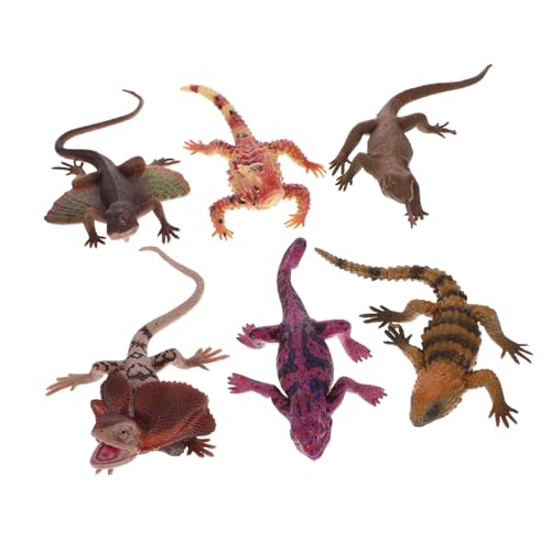 NAMOARLY Trickspielzeuge 6 Stück Eidechsen Modell Spielzeug Badezimmer Dekorationen Spielzeug Statuen Reptilien Terrarien Tischdekoration Halloween Modelle Geburtstagsdekoration Für NAMOARLY Trickspielzeuge 6 Stück Eidechsen Modell Spielzeug Badezimmer Dekorationen Spielzeug Statuen Reptilien Terrarien Tischdekoration Halloween Modelle Geburtstagsdekoration Für von NAMOARLY