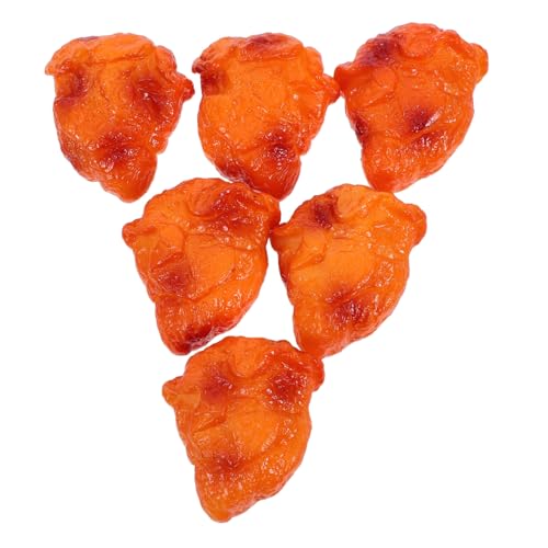 NAMOARLY 6 Stück Künstliche Chicken, Realistische Lebensmittel-Requisiten Für Die Dekoration Zu Hause Und in Der Küche, Partytütenfüller, Künstliche Lebensmittel Zur Präsentation von NAMOARLY