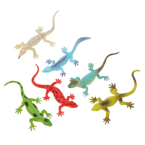NAMOARLY 6 Stück Safe Toy Reptilien Zuverlässiges gartendeko kinderspielzeug -Eidechsen- Reptilienspielzeug aus Kunststoff Plastik NAMOARLY 6 Stück Safe Toy Reptilien Zuverlässiges gartendeko kinderspielzeug -Eidechsen- Reptilienspielzeug aus Kunststoff Plastik von NAMOARLY