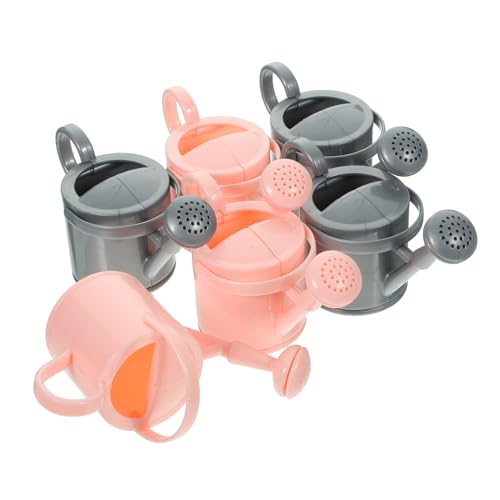 NAMOARLY 6 Stück Süße Gießen kann pflanzenbewässererung strandspielzeug badespielzeug Pool kalanchoe drinnen Mini kleine Pflanzengießkanne Pflanzenbewässerungsgeräte ABS-Kunststoff von NAMOARLY