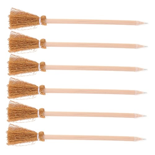 NAMOARLY 6 Stück Teiliges Hexenbesen Bleistift Kreative Schreibbleistifte mit Einzigartigem Besen Design Leicht und Tragbar für Künstler Studenten Halloween Party und Zeichnen NAMOARLY 6 Stück Teiliges Hexenbesen Bleistift Kreative Schreibbleistifte mit Einzigartigem Besen Design Leicht und Tragbar für Künstler Studenten Halloween Party und Zeichnen von NAMOARLY
