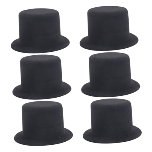 NAMOARLY 6 Stück Teiliges Mini top hüte aus Schwarzem Filz Kleine Hüte für Schneemann deko Puppenhaus zubehör DIY bastelprojekte Vielseitige Party Weihnachtsdeko NAMOARLY 6 Stück Teiliges Mini top hüte aus Schwarzem Filz Kleine Hüte für Schneemann deko Puppenhaus zubehör DIY bastelprojekte Vielseitige Party Weihnachtsdeko von NAMOARLY