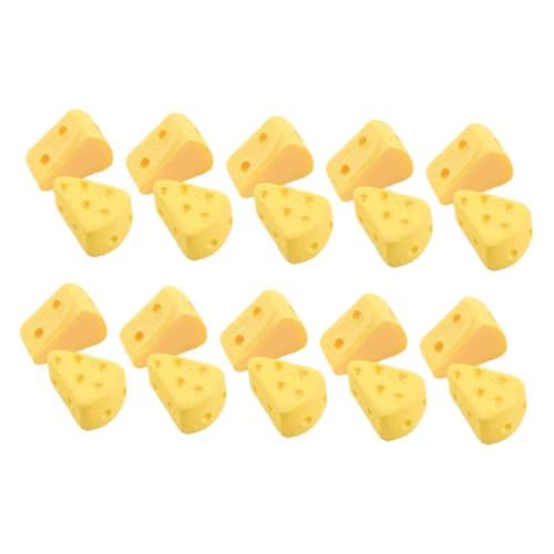 NAMOARLY 60St Simulierter Käse Fake Käse Dekoration Käse puppenhaus küche torten deko für bastler Spielzeugbehälter Patch-Dekoration Mini-Kunstkäse Mini-Fake-Food Plastik Yellow NAMOARLY 60St Simulierter Käse Fake Käse Dekoration Käse puppenhaus küche torten deko für bastler Spielzeugbehälter Patch-Dekoration Mini-Kunstkäse Mini-Fake-Food Plastik Yellow von NAMOARLY