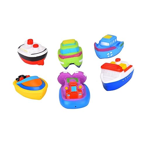 NAMOARLY Badeboote Für Kleinkinder Spielzeug 6St Kinderspielzeug Spielzeuge Badeboot Modellieren das Schiff Badeboot Spielzeug Badeboote Für Kinder von NAMOARLY