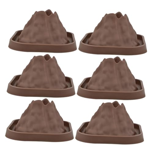 NAMOARLY 6St Vulkanformschale Vulkan Figur Modell eines ausbrechenden Vulkans vulkanausbruch naturkatastrophen für Lernspielzeuge Vulkan-Wissenschafts-Kit Plastik Coffee NAMOARLY 6St Vulkanformschale Vulkan Figur Modell eines ausbrechenden Vulkans vulkanausbruch naturkatastrophen für Lernspielzeuge Vulkan-Wissenschafts-Kit Plastik Coffee von NAMOARLY