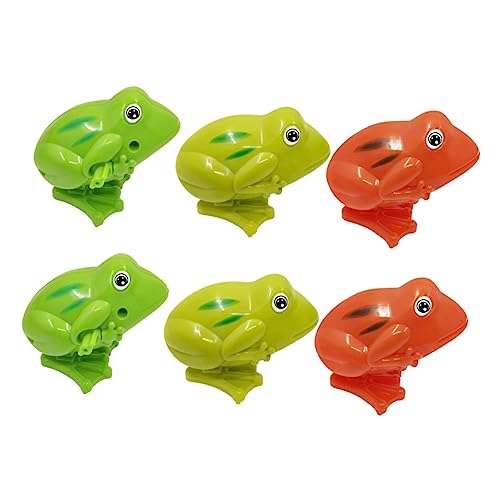 NAMOARLY 6Stücke Aufziehspielzeug Frösche Für Wind Up Mechanismus Fördert Koordination Und Kreativität Geschenkidee Für Kleine von NAMOARLY