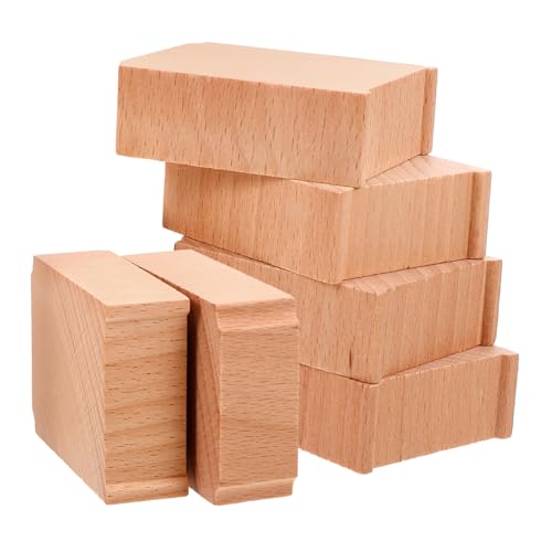 NAMOARLY 6Stücke Teiliges Holz Zugspurzubehör Brückenpfeiler Für Erhöhung Von Gleisen BAU Kreativer Mit Robusten Holzstützen von NAMOARLY