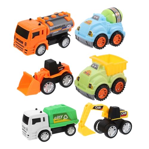 NAMOARLY 6er Set Rückziehspielzeug Autos Für Bunte Baustellenfahrzeuge Aus Inklusive Bagger Betonmischer Und Mehr Perfektes Für Kleinkinder Und Vorschulkinder NAMOARLY 6er Set Rückziehspielzeug Autos Für Bunte Baustellenfahrzeuge Aus Inklusive Bagger Betonmischer Und Mehr Perfektes Für Kleinkinder Und Vorschulkinder von NAMOARLY