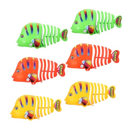 NAMOARLY 6stücke Aufziehbare Schwingende Cartoon Fisch Spielzeuge Kunststoff Wasserspielzeug Für Badewanne Farbige Wind-up Fische Hand-Auge-koordination Für Spielspaß NAMOARLY 6stücke Aufziehbare Schwingende Cartoon Fisch Spielzeuge Kunststoff Wasserspielzeug Für Badewanne Farbige Wind-up Fische Hand-Auge-koordination Für Spielspaß von NAMOARLY