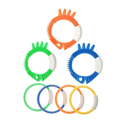 NAMOARLY 7 Stück Tauchspielzeug wasserspielzeug kinderwasserspielzeuge Tauchring Schwimmbad Wasserspielzeug für Interessantes Wasserspielzeug Plastik Colorful NAMOARLY 7 Stück Tauchspielzeug wasserspielzeug kinderwasserspielzeuge Tauchring Schwimmbad Wasserspielzeug für Interessantes Wasserspielzeug Plastik Colorful von NAMOARLY