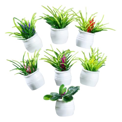 NAMOARLY 7Stücke Bonsai Pflanzen Teiliges für Puppenhaus Dekoration Realistische Mikro Landschaftsornamente Accessoires für Feengärten Pflegeleicht NAMOARLY 7Stücke Bonsai Pflanzen Teiliges für Puppenhaus Dekoration Realistische Mikro Landschaftsornamente Accessoires für Feengärten Pflegeleicht von NAMOARLY