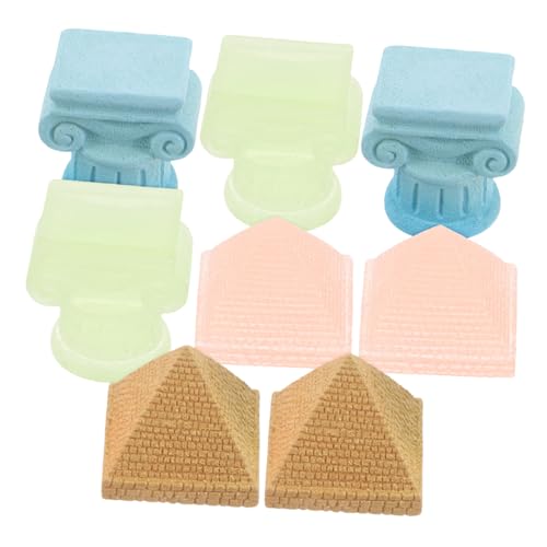 NAMOARLY 8 Stück Römische Säule, Modell, Ägyptische Pyramide, Dekoration, Hochzeits-mittelstück, Bücherregal, Statue, Dekoration, Foto-Requisiten, Miniatur, Leuchtet Im Dunkeln NAMOARLY 8 Stück Römische Säule, Modell, Ägyptische Pyramide, Dekoration, Hochzeits-mittelstück, Bücherregal, Statue, Dekoration, Foto-Requisiten, Miniatur, Leuchtet Im Dunkeln von NAMOARLY