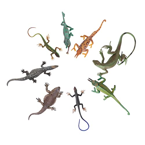 NAMOARLY 8 Stück Tiermodell Eidechsenmodell Pädagogisches Eidechsenspielzeug Simulations-eidechsenmodell Eidechsen- Kindereidechsenspielzeug Spielzeugmodell PVC NAMOARLY 8 Stück Tiermodell Eidechsenmodell Pädagogisches Eidechsenspielzeug Simulations-eidechsenmodell Eidechsen- Kindereidechsenspielzeug Spielzeugmodell PVC von NAMOARLY
