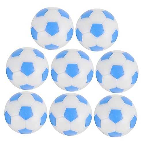 NAMOARLY 8 Stück Zubehör für Tischfußball Tischfußball-Tischplatte Mini klein tischfussballtisch Foosball tischfußballtisch Bälle für Kickerspiele Tischfußballspielbälle 8 Ball Plastik von NAMOARLY