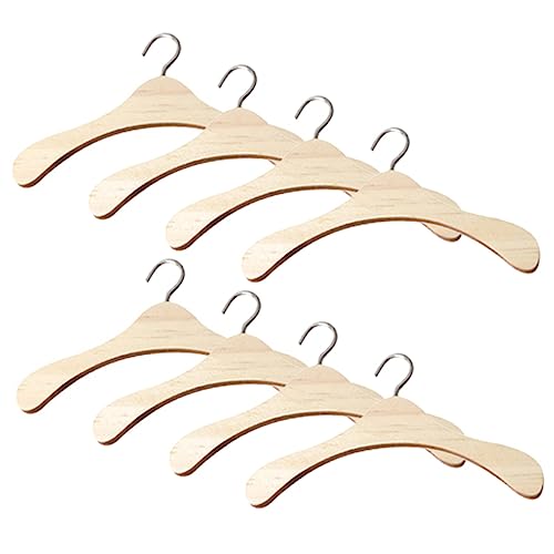 NAMOARLY 8 Stück puppenkleiderbügel Puppen kleiderbügel puppenbügel mini kleiderständer Miniatur-Kleiderbügel winzig Mini-Kleiderbügel aus Holz kleine Kleiderbügel für Puppen hölzern NAMOARLY 8 Stück puppenkleiderbügel Puppen kleiderbügel puppenbügel mini kleiderständer Miniatur-Kleiderbügel winzig Mini-Kleiderbügel aus Holz kleine Kleiderbügel für Puppen hölzern von NAMOARLY