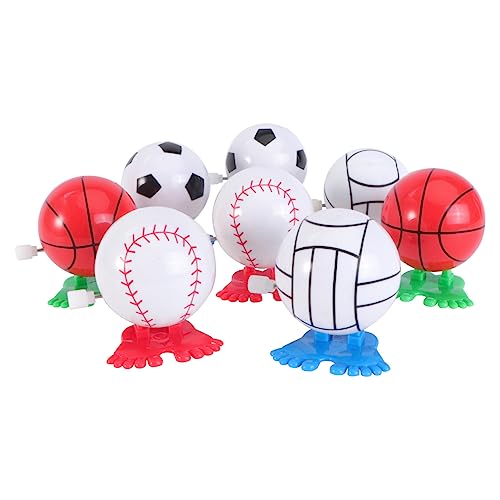 NAMOARLY 8Stücke Uhrwerkspielzeug Für Bunte Ball Stil Spielzeuge Für Drinnen Und Draußen Für Geburtstage Und Feiertage Inklusive Fußball Basketball Volleyball NAMOARLY 8Stücke Uhrwerkspielzeug Für Bunte Ball Stil Spielzeuge Für Drinnen Und Draußen Für Geburtstage Und Feiertage Inklusive Fußball Basketball Volleyball von NAMOARLY