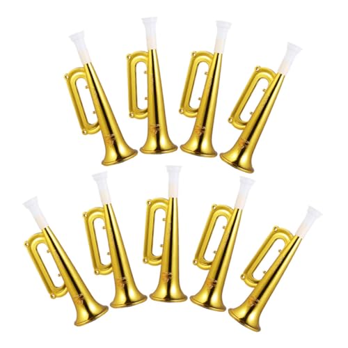 NAMOARLY 9 Stück Großer Lautsprecherspielzeug jubelnde Trompeten jubeln Trompete Trompetenkinder Trompete Kinderspielzeug Trompete Spiel Horn Krachmacher-Spiel Plastik Golden NAMOARLY 9 Stück Großer Lautsprecherspielzeug jubelnde Trompeten jubeln Trompete Trompetenkinder Trompete Kinderspielzeug Trompete Spiel Horn Krachmacher-Spiel Plastik Golden von NAMOARLY