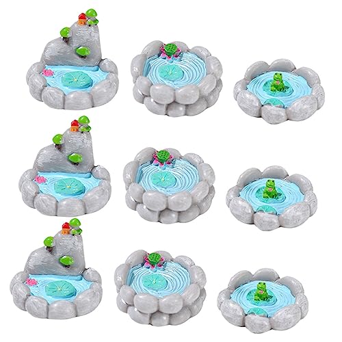 NAMOARLY 9 Stück Mini-Gartenpool Landschaft Teich Pooldekor Rasendekoration Gartendekor winzig miniaturfiguren miniaturen Figuren Garden Decor Miniatur-Dekorationen Tragbarer Miniteich Harz NAMOARLY 9 Stück Mini-Gartenpool Landschaft Teich Pooldekor Rasendekoration Gartendekor winzig miniaturfiguren miniaturen Figuren Garden Decor Miniatur-Dekorationen Tragbarer Miniteich Harz von NAMOARLY