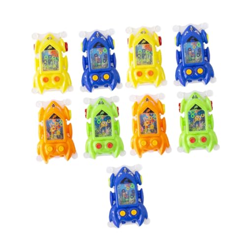 NAMOARLY Familienspaß 9-teiliges Wasserwurfspielzeug Für Jungen Und Mädchen Minispielautomat in Autoform Wasser Eltern-Kind-bindung Zufällige Farbe von NAMOARLY