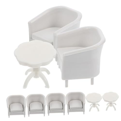 NAMOARLY 9 Teiliges Miniatur Tisch Und Stuhlset Aus Dekorative öbelmodelle Für Puppenhäuser Und Miniaturhäuser Ideal Für Kreative Bauprojekte Und Inneneinrichtungen NAMOARLY 9 Teiliges Miniatur Tisch Und Stuhlset Aus Dekorative öbelmodelle Für Puppenhäuser Und Miniaturhäuser Ideal Für Kreative Bauprojekte Und Inneneinrichtungen von NAMOARLY