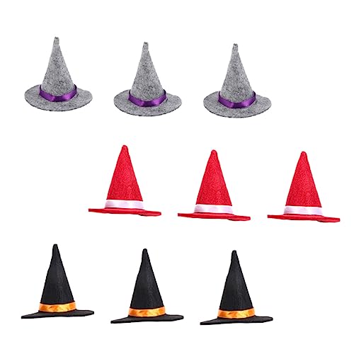NAMOARLY 9Stücke Mini Hexenhut Flaschendekor Teiliges Für Weinflaschen Farben Kreatives Halloween Accessoire Für Festliche Anlässe Umweltfreundliches Material NAMOARLY 9Stücke Mini Hexenhut Flaschendekor Teiliges Für Weinflaschen Farben Kreatives Halloween Accessoire Für Festliche Anlässe Umweltfreundliches Material von NAMOARLY