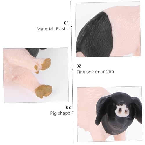 NAMOARLY Adorables Schwein Modell Realistische Imitation Festes Piggy Ornament für Pädagogisches Bauernhof Tier Dekor Fördert Fantasie und Wissen NAMOARLY Adorables Schwein Modell Realistische Imitation Festes Piggy Ornament für Pädagogisches Bauernhof Tier Dekor Fördert Fantasie und Wissen von NAMOARLY