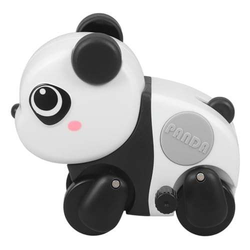 NAMOARLY Aufziehbares Rotes Panda- Aufgeben Tiere Uhrwerk Tierspielzeug Süßes Tierspielzeug Party Gefälligkeiten Tier Aufziehen Partyspielzeug Kinderspielzeug Black Abs von NAMOARLY