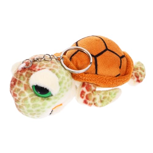NAMOARLY Ausgestopfte Schildkröte Schlüsselanhänger Anhänger Taschendekoration Entzückender Kleiner Schildkröten-plüschpuppen-schlüsselanhänger von NAMOARLY