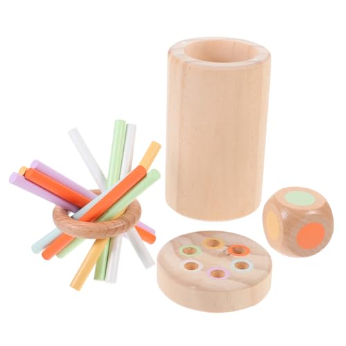NAMOARLY Balancierspiel Holzstäbe Feinmotorik für Kleinkinder Lernspielzeug zur Hand Auge Koordination Balancieren und Problemlösen Montessori Ab Jahre von NAMOARLY