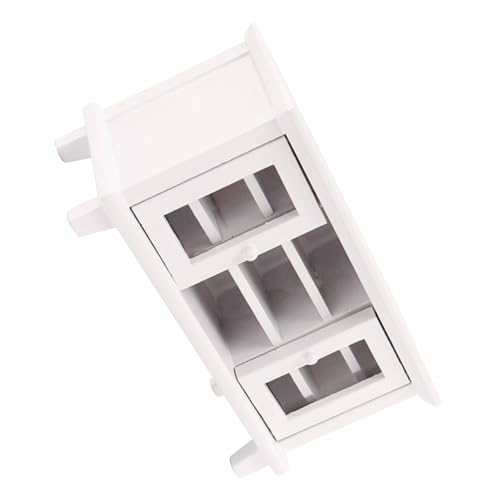 NAMOARLY Miniature Tv Cabinet Für Puppenhäuser Holz Möbel Im Maßstab Für Wohnzimmer Dekoration Für Miniatur Tv Und Zubehör Detailgetreues Design von NAMOARLY