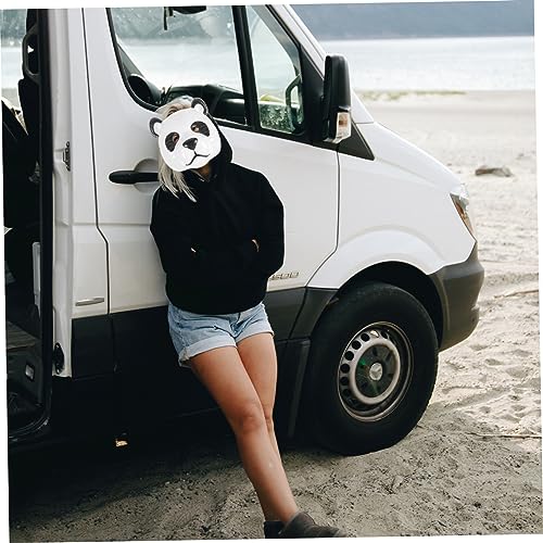 NAMOARLY Cartoon Panda Maske Halloween Tierkostüm Party Masquerade Maske Niedliche Tiermaske Leicht Tragbar Komfortabel für Karneval Fasching von NAMOARLY