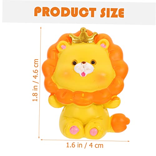 NAMOARLY Cartoon Resin Tierfigur Deko Miniatur Waldtiere Kuchenfigur Partybedarf Langlebige Sichere Harzstatue für Tisch Fenster Garten Dekoration NAMOARLY Cartoon Resin Tierfigur Deko Miniatur Waldtiere Kuchenfigur Partybedarf Langlebige Sichere Harzstatue für Tisch Fenster Garten Dekoration von NAMOARLY
