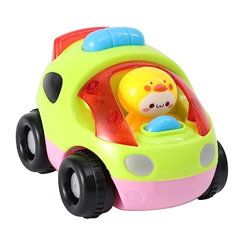 NAMOARLY Spielzeugauto Für Kleinkinder Kinder Trägheit Lernspielzeug Entwicklung Der Vorstellungskraft Grünes Cartoon-Auto Glatt Zufälliger Stil von NAMOARLY