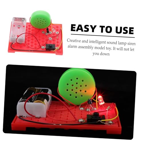 NAMOARLY DIY Sound Licht Alarm Wissenschaftliches Experimentierspielzeug für Trainiert Beobachtung und Analyse Kreative Lernaktivität Farblich Zufällig ohne Batterie Zufällige Farbe von NAMOARLY