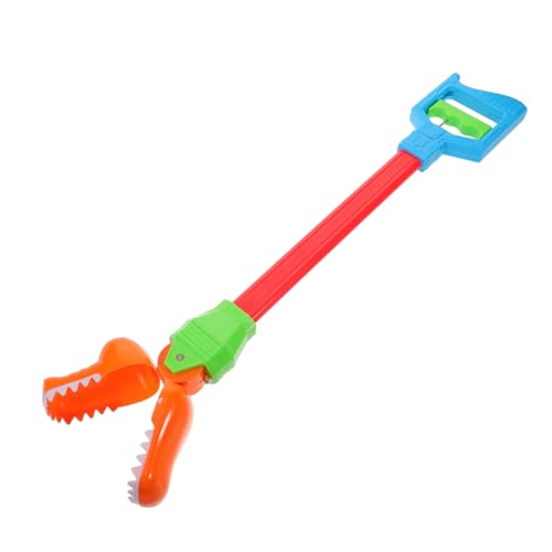 NAMOARLY Dinosaurier Mechanische Pickup Clip Hand Grabber Outdoor Manipulator Hand Grabbing Picker Greifer Roboter Zubehör Sieb Orange Kunststoff von NAMOARLY