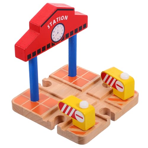 NAMOARLY Eisenbahnspielzeug Eisenbahnset Aus Eisenbahnerweiterungsblock Spielzeugeisenbahnteile Bahnsteigspielzeug Für Spiele Modelle Der Zug Kind Holz Puzzle von NAMOARLY