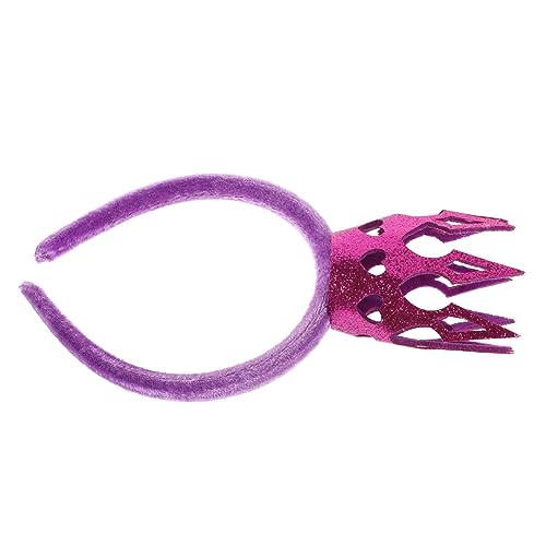 NAMOARLY Elegantes Prinzessinnen- Krone Stirnband Haar-accessoire Für Mädchen 3d-diademe Halloween Cosplay Geburtstagsparty von NAMOARLY