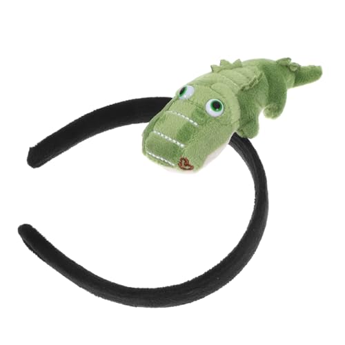 NAMOARLY Niedliches Ausgestopftes Alligator-puppen-stirnband Festival-accessoire Für Haarband Karnevalsparty von NAMOARLY