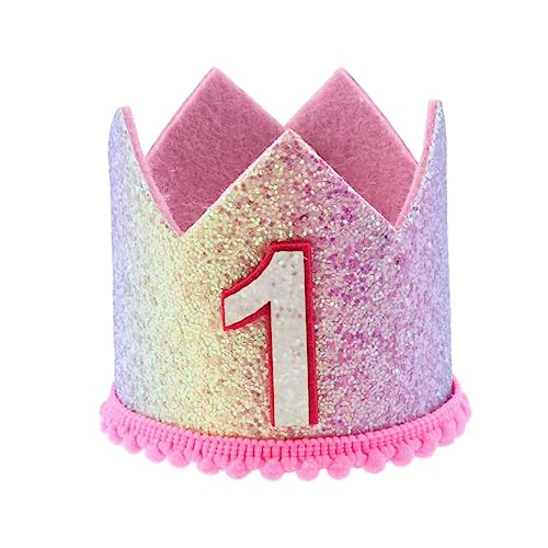 NAMOARLY Partyhut mit Farbverlauf Baby-Geburtstagshut dekorativer Party-Kopfschmuck 1-jährige Kinder Kronenhut Jungen Dekorationen zum ersten Geburtstag NAMOARLY Partyhut mit Farbverlauf Baby-Geburtstagshut dekorativer Party-Kopfschmuck 1-jährige Kinder Kronenhut Jungen Dekorationen zum ersten Geburtstag von NAMOARLY